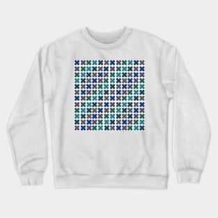 Mid Century Modern X-Pattern Crewneck Sweatshirt